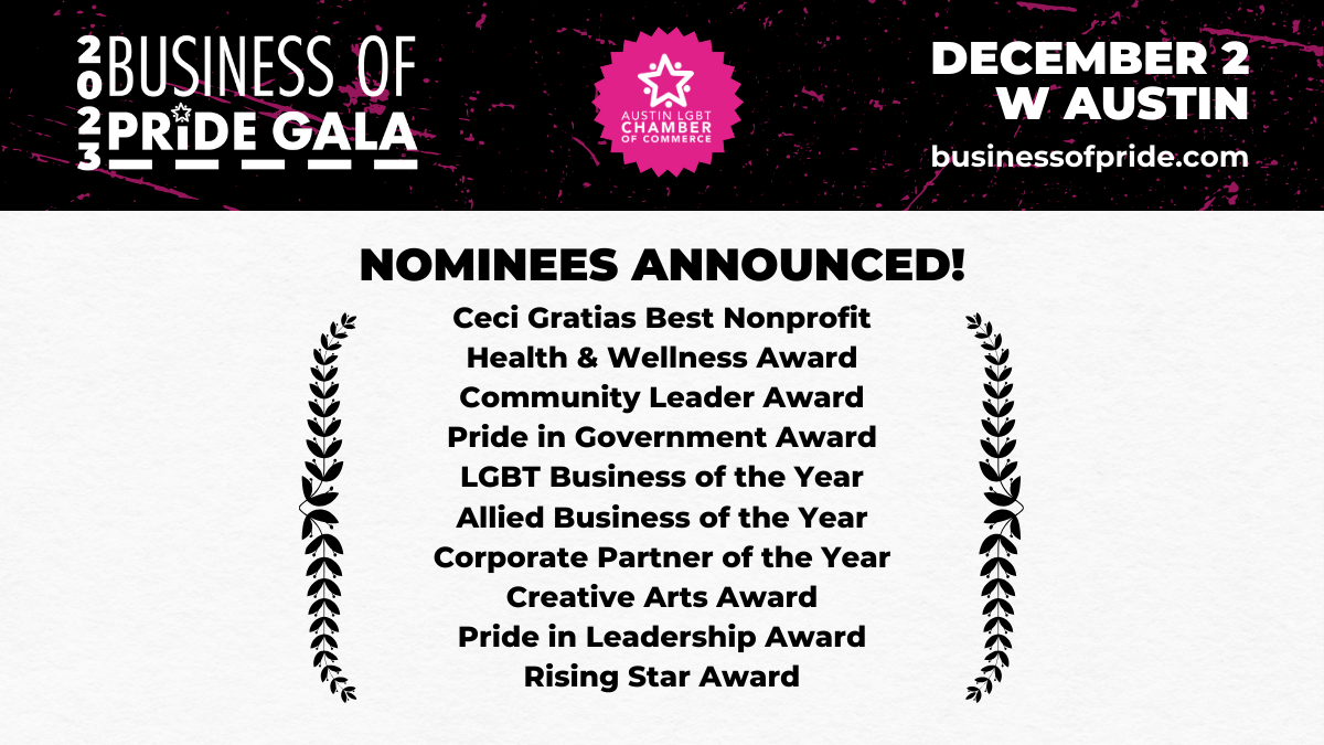 2023 Business of Pride Nominees Announced